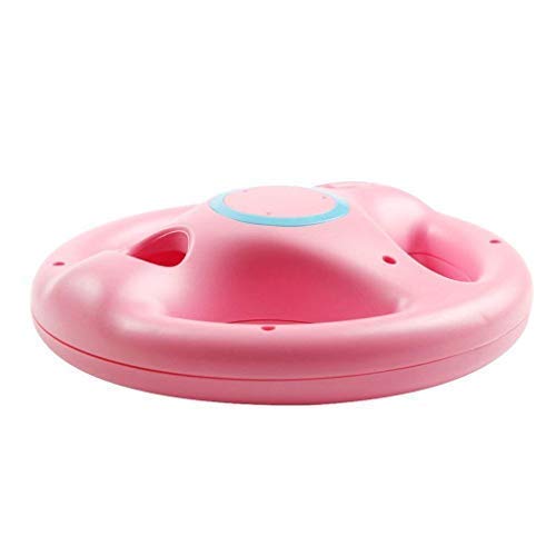 GH Mario Kart 8 Steering Wheel Compatible with Nintendo Wii (Peach Pink, 2 Pack), Racing Games Wheels for Wii (U) Remote Controller (6 Colors Available)