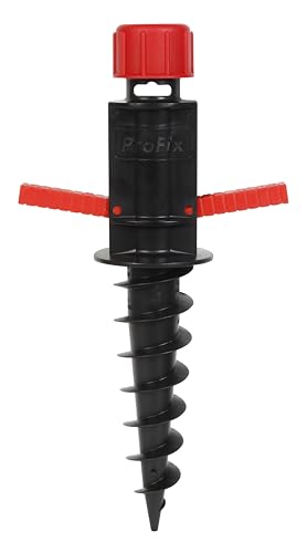 Alberts 860486 Boccola da avvitare, Nero/Rosso