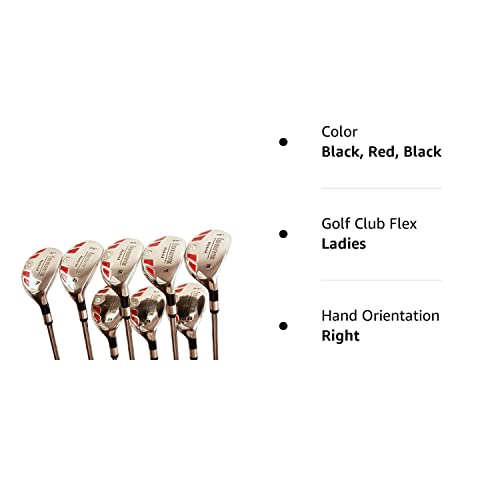 Senior Women's Golf Clubs All Ladies iDrive Hybrid Set Includes 3, 4