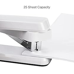Deli Swing-Arm Swivel Stapler, 25 Sheet
