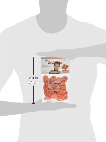 Essential Learning Products 100 Hundreds Place Value Discs Set