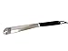 Metal Shoe Horn - Long Handled Shoe Horn for Men,Women,Kids,Seniors and Pregnancy, Shoes Boots - Stainless Steel (Black)