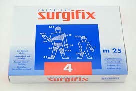 Surgifix Elastic Tubular Netting 25m. Size: 4 (Ideal for Knee, Leg, Thigh)