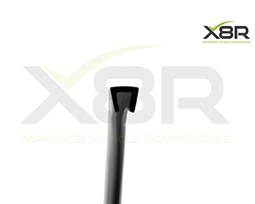 Small Black Rubber U Channel Edging Trim Seal Square Protect Protection Bumper X8R0108