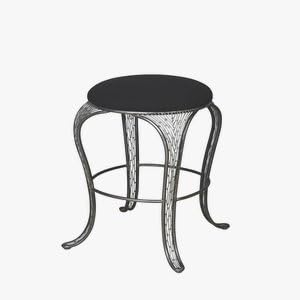 Varaluz Lighting 240A06SL Flow - 25" Backless Bar Stool, Steel Finish