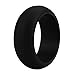 (Price/6 Pcs) GOGO Premium Man's Silicone Wedding Rings - 9 mm Wide(3 mm Thick) Flexible Wedding Bands - Great for Sports or Outdoors - Assorted,10