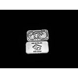 1 Gram .999 Pure Silver Buffalo Bar