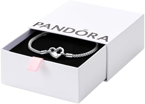Amazon.com: PANDORA Moments Asymmetric Star Clasp Snake Chain