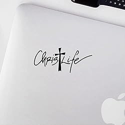 Decal Stickers Of Fancy Script Christ Life S