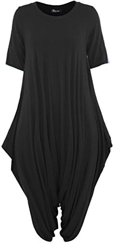 javox fashion Women's Ladies Lagenlook Strappy Baggy Harem Jumpsuit Dress Top Playsuit Cami 10-20