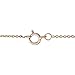 Hoops & Loops Flash Plated Rose Gold Sterling Silver Graduated Polished Bead Necklace