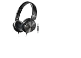 Philips SHL3195BK On-Ear Headphones with Mic (Black)
