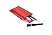 Premium Poly Bubbles Mailer Padded Envelopes with Anti Moisture and Self Seal Adhesives for Office | Tamper Resistant with Labels (4x8, Pack of 50 with Labels), Red