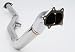 Invidia HS02SW1DPO Twin O2 Sensor Bung Down Pipe for Subaru WRX STI