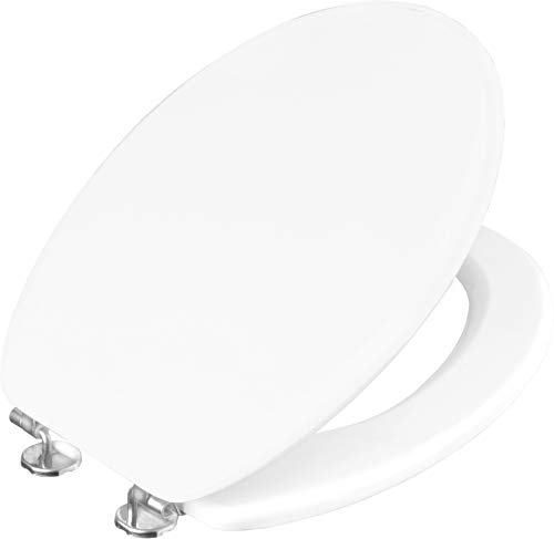Cornat KSC00 -WC-Sitz Bern- Siège de toilette / Couvercle de toilette -Aspect blanc classique - Confortable sensation de siège