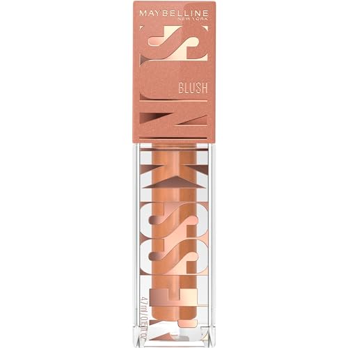 Maybelline New-York - Blush liquido illuminante multiuso - Blush, Highlighter e Bronzer, buona miniera, tinta oliata, trucco Glowy, SUNKISSER - Tonalità Midnight Shimmer - 4,7 ml