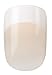 Elegant Touch Natural French Pre Glued Nails Number 127, Small/Bare