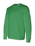 Gildan Mens 5.3 oz. Heavy Cotton Long-Sleeve T-Shirt G540 -IRISH GREEN M