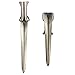 ZEMIO Stainless Steel Pole Ground Support Fishing Rod Holder w/Bite Bell Light 2 Pack