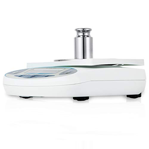 3000g x 0.01g Lab Analytical Balance Scale, MOCCO 10 mg High Precision Electronic Scientific Scale Accuracy Weighs Laboratory Instrument with 500g Calibration Weight, Adapter for Laboratories School