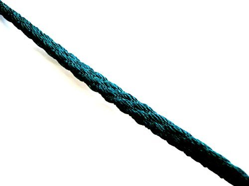 Berisfords Barley Twist Rope, Bottle : Hunter, 5 mm Width, 20 metre Length