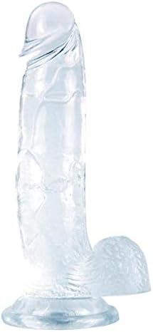 QiRinrin 8.66 inch Crystal Suction Cup Toy TPE Extra Large Size