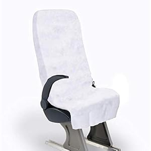 Seat Covers For Airplane, 2 Pcs Non-Woven Fabric Disposable Airplane Seat Covers, Universal Chair Covers For Theater…