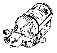 SHURFLO 2088-422-444 2.8 Classic Series Potable Water Pump