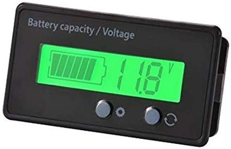 JK Foundation by 12V/24V/36V/48V 8-70V LCD Acid Lead Lithium Battery Capacity Indicator Digital Voltmeter
