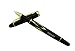 Hero Century Pioneer Fine Nib Fountain Pen Black Gold Trim with Pen Pouch