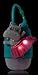 Bath & Body Works PocketBac Hand Gel Holder Light Up Hippo Ballerina