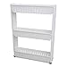 Narrow Sliding Storage Organizer Rack