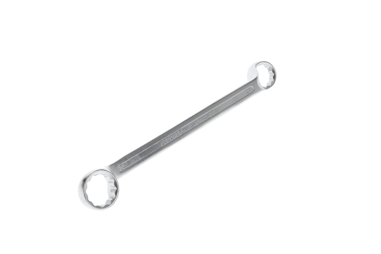 GEDORE Red Double Ring Spanner SW 24 x 30 mm L 342 mm Chrome Vanadium Steel Silver — image 1