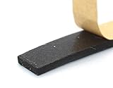High Density Foam Tape, Foam Seal Strip Black Adhesive Weather Strip Foam Tape (32.8 Feet Length(2Inch Wide X 1/8Inch Thick))