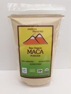 Andean Treasures Raw Vegan Organic Maca Powder Gluten Free -Kosher- Non-Gmo- 8 oz
