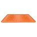 Roundish Tips Orange Foot Massage Mat for Plantar Fasciitis, Arch Pain, Pain Syndrome, Deep Tissue, Stress. Shiatsu & Acupressure Foot Massager for Acupuncture, Reflexology, Neuropathy