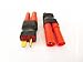 WST No Wires Connector T-Plug Deans Male To HXT 4mm Bullet Banana Plug Connector Conversion Adapter for RC LiPo NiHM Battery