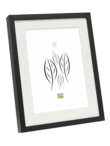 Deknudt Frames Basic, Black High Moulding In Wood With Mount - Order Size=Frame Size