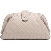 Molodo Woven Bags for Women Shoulder Bag PU Leather Handwoven Crossbody Bag Satchel Woven Purses