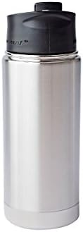 Coffee Tumbler, Double Walled Vacuum Insulated Stainless Steel Mug with Screw On Flip Top Lid, 16 Ounce