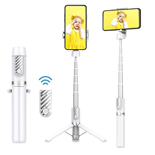 Photo 1 of Colorlizard Selfie Stick Tripod with Remote, Phone Tripod with Extendable Phone Holder, Portable Selfie StickTripod for iPhone Android TikTok YouTube Vlog