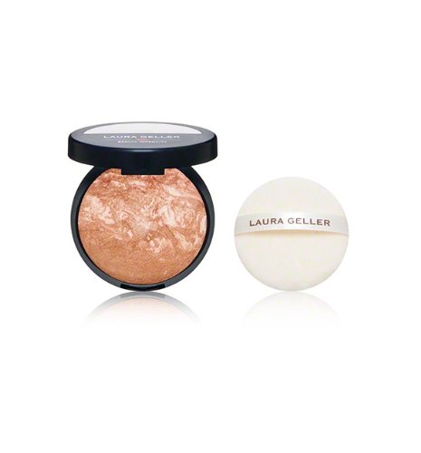 Laura Geller Baked Body Frosting with Puff in Tahitian Glow 0.32 oz