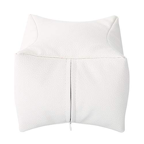 Hand Pillow, Manicure Hand Rests Nail Art Table Hand & Foot Pillow Soft PU Arm Rest Salon Manicure Nail Care Pillow(White)