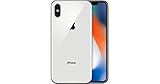 Apple iPhone X, 64GB, Silver - for AT&T/T-Mobile (Renewed)