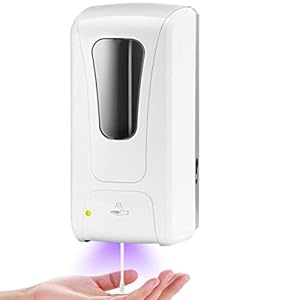 ShangSky Automatische zeepdispenser, sensor zonder boren, 1000 ml medische desinfectiedispenser, zeeplotionpomp voor…