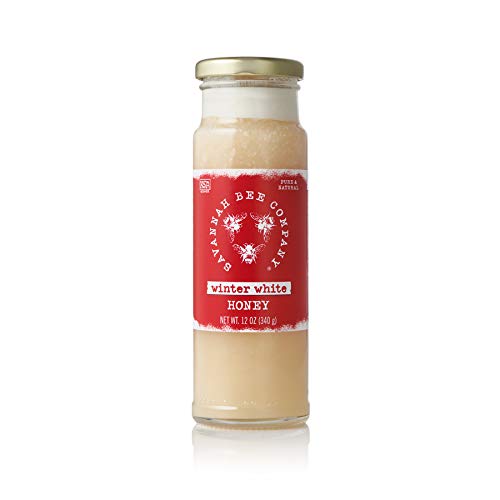 Savannah Bee Winter White Honey in 12 oz Tower Jar - Thumbnail 6