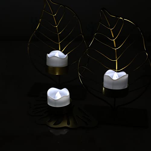 Topstone Electric Flickering Candles,Flameless Led Tealight with Remote Control ,Battery Operated Led Votive Candles with Timer, Cold White, for Wedding,Parties ,Christmas ,Pack of 12