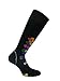 Eurosocks Women's Snowdrop Silver Socks, Black, Small