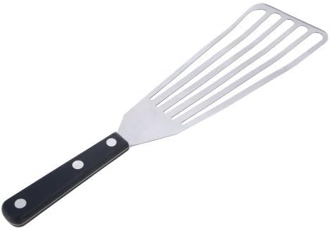 MIU France Large Stainless Steel Slotted Turner, 3-1/2 by 13-1/2-Inch by MIU