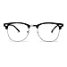 Unisex Blue Light Blocking Glasses Square/Half Frame Eyeglasses Frame Anti Blue Ray for Computer Game Eyewear